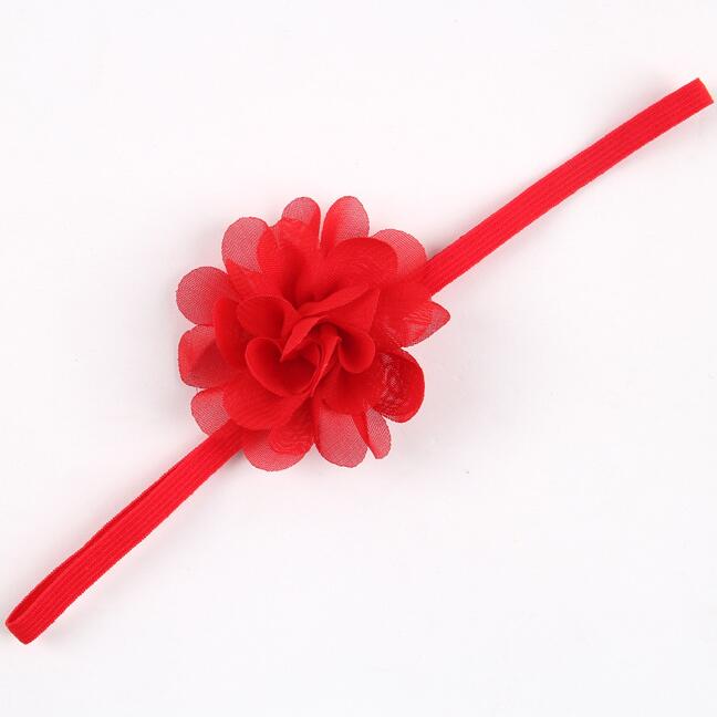 1 Piece MAYA STEPAN Children Headdress Chiffon Flower Hairband Baby Newborn Girls Hair Rope Headband Headwear Headwrap: 14