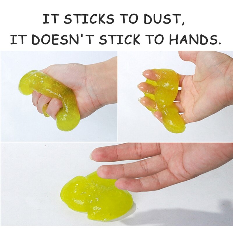 80g Universal Soft Sticky Schoon Gel Silicagel Auto PC Computer Laptop Toetsenbord Stof Vuil Adsorptie Cleaner
