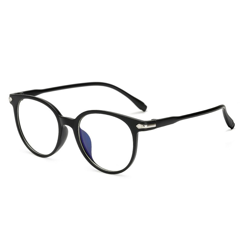 Cat eye kvinder anti-blå briller mænd computerspil beskyttelsesbriller stel kvinder komfortable unisex kontorbriller: 3002-1