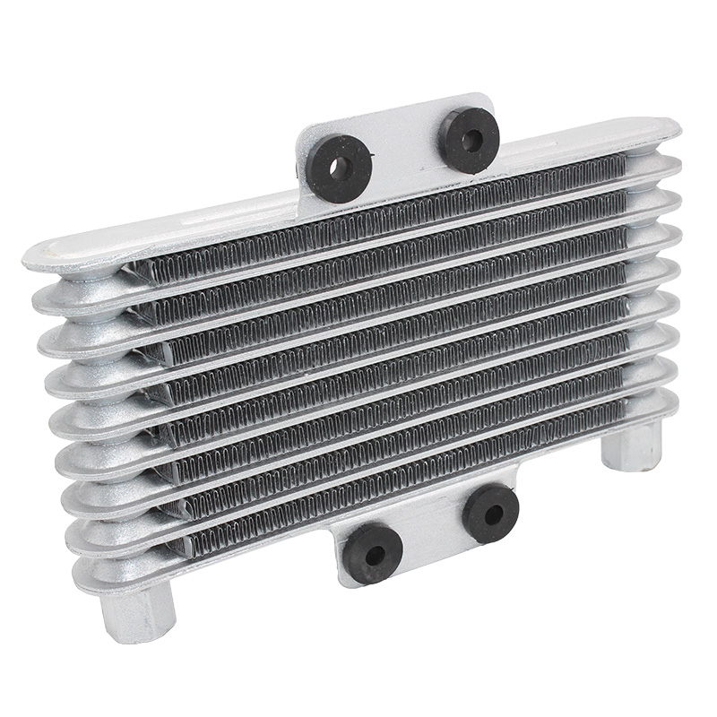 Moto Oliekoeler Motorfiets Radiator Fit Koelmotor Aluminium 125Ml 125cc-250cc Adapter Motocross Olie Koeler Crossmotor Atv
