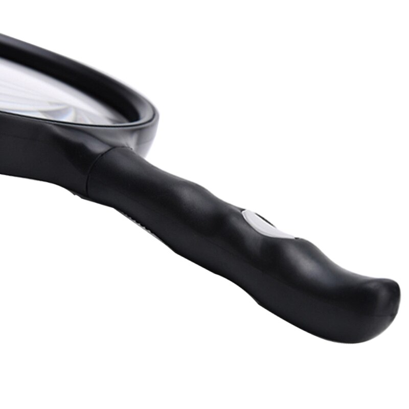 130mm Large Lens Handheld Magnifier 2.5X Reading Newspaper Map Magnifying Glass Ergonomic Handle Loupe