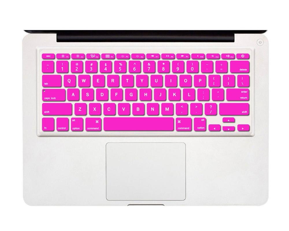 English (US) Keyboard Cover Silicone Protector Compatible for MacBook Air 11 inch model A1370 A1465, Gradient Color