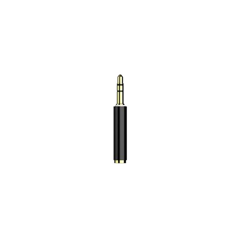 Mini usb microfoon revers lavalier pc / telefoon / camera microfoon draagbare externe knoopsgatmicrofoons voor iphone laptop computer: Alleen zwarte adapter