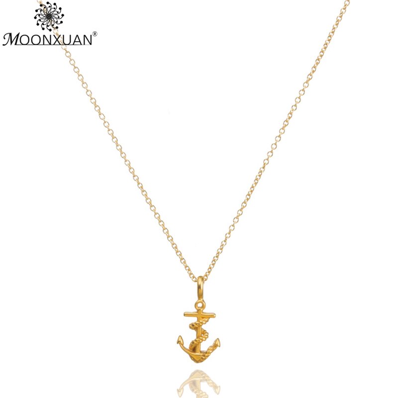 Dogeared Touw Anker Jezelf Choker Gold Verklaring Ketting Sieraden Ketting Vrouwen Collares Colar Kolye Collier Ketting Bijoux