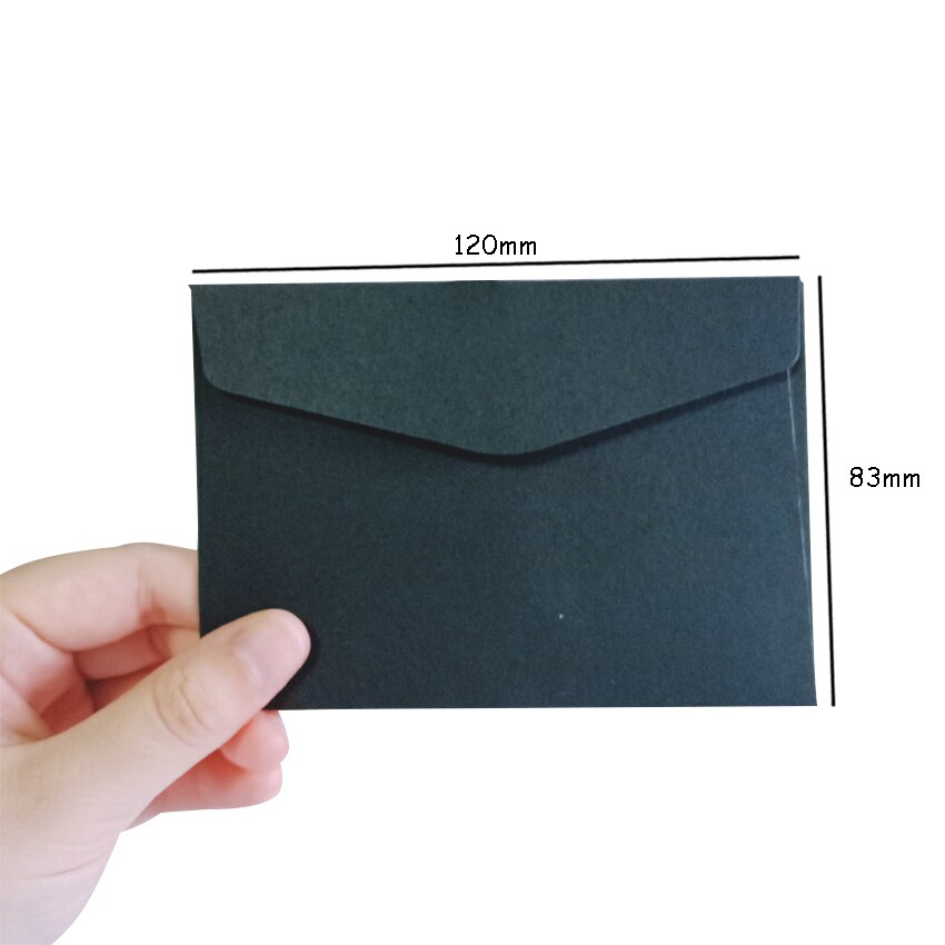 10 stk/parti mini kuverter 115mm*80mm slik farve mini kuvert fjorten valg papir koreansk papirvarer gavechrismas: J