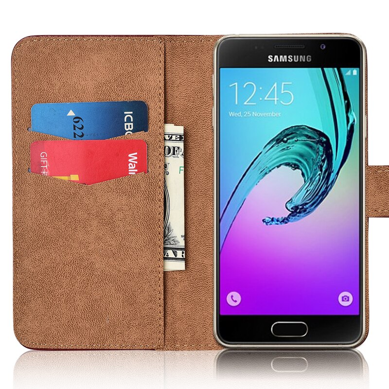 Funda de cuero Para Samsung A3 A310 A310F SM-A310F Para Samsung Galaxy A3 A310 A310F