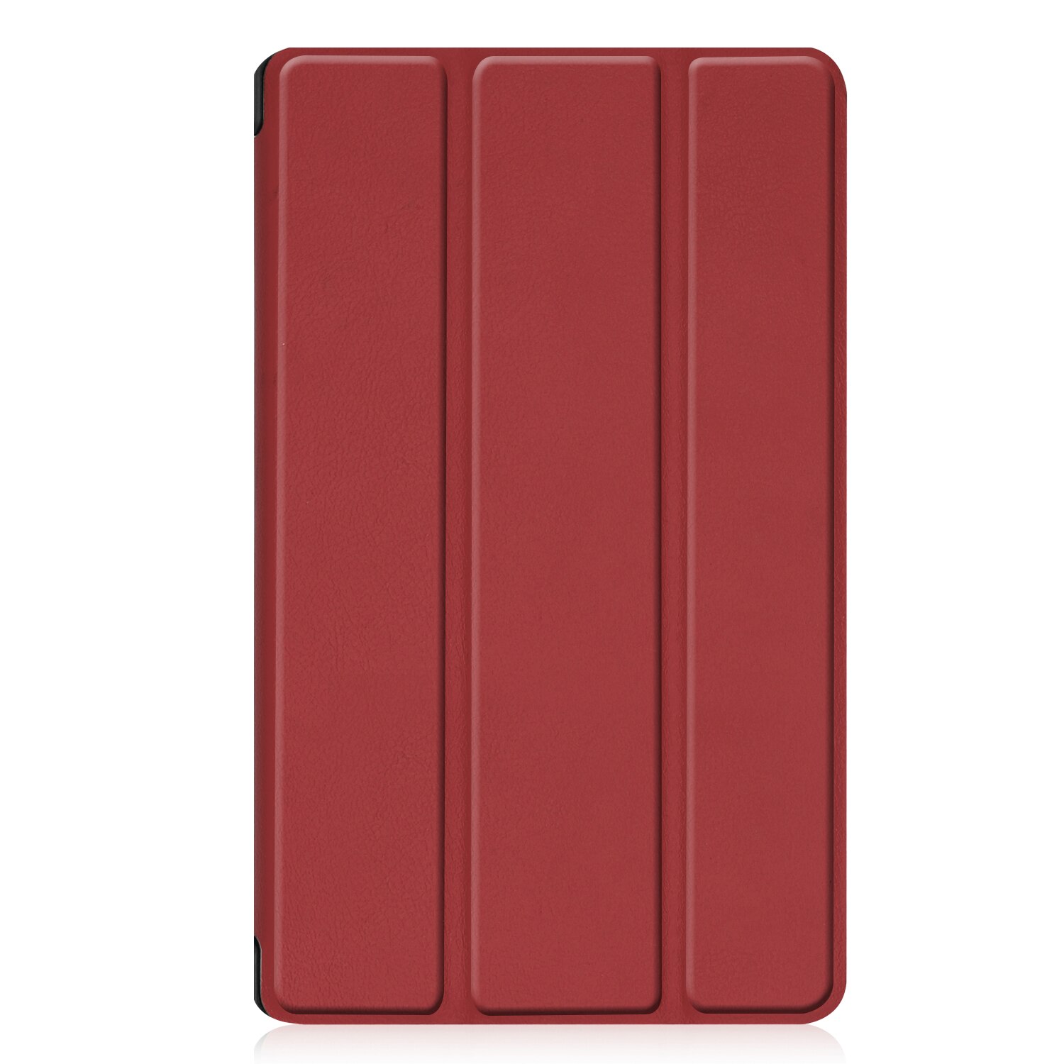 Für Lenovo Tab M10 TB-X605F TB-X605L TB-X505F Auto Schlaf/aufwachen fallen mit Alexa Anzeige Leder Für Lenovo Tab M10 Tablette Abdeckung: Wind rot