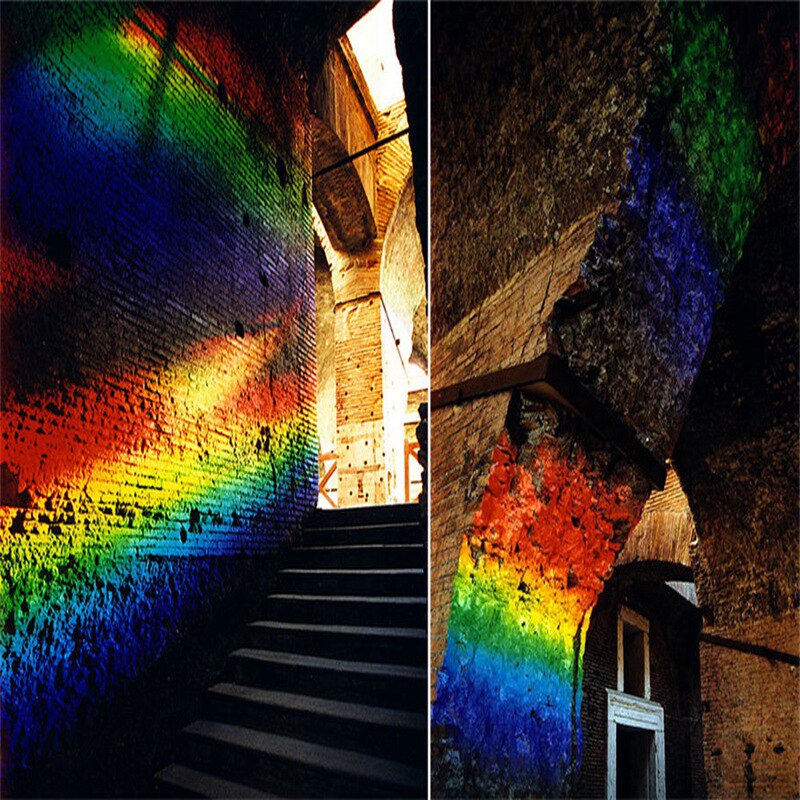 30*30*150mm Triangular Prism Optical Prisms Glass Physics Teaching Refracted Light Spectrum Rainbow Children Students