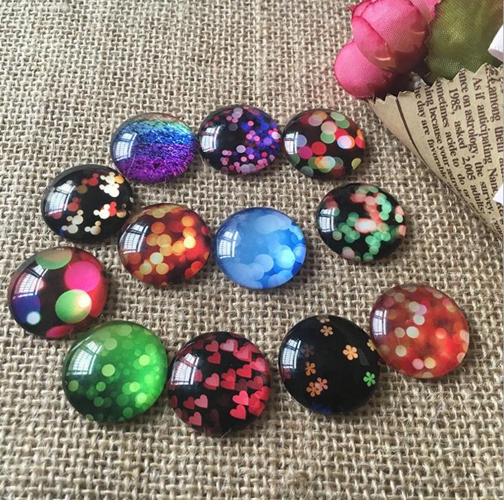 12mm Time Gem Glass BRADS Europa América accesorios parche personalidad etiqueta Crystal joyas para hacer álbum de recortes accesorios al por mayor: 1