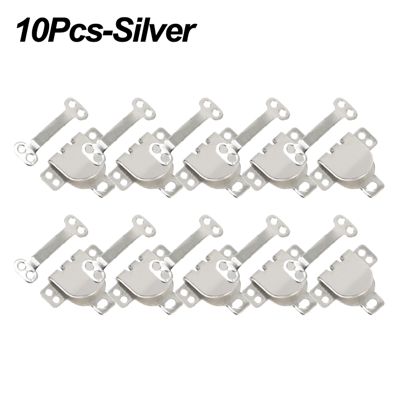 2/20Pairs Metal Invisible Trousers Hook Clasp Eyes Closure Fasteners Buckle Skirt Dress Bra Sewing DIY Garment Hooks Accessories: Laser Bright