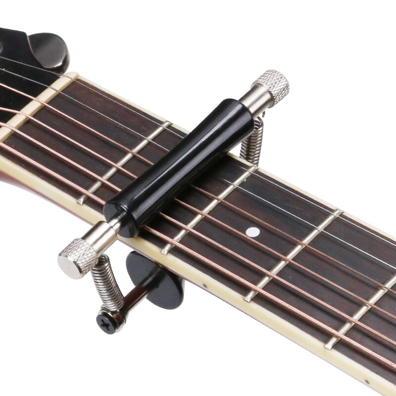 Guitar Clip That Can Move The Pitch Scroll On The Fretboard Sliding Capo Rolling Guitar Capo