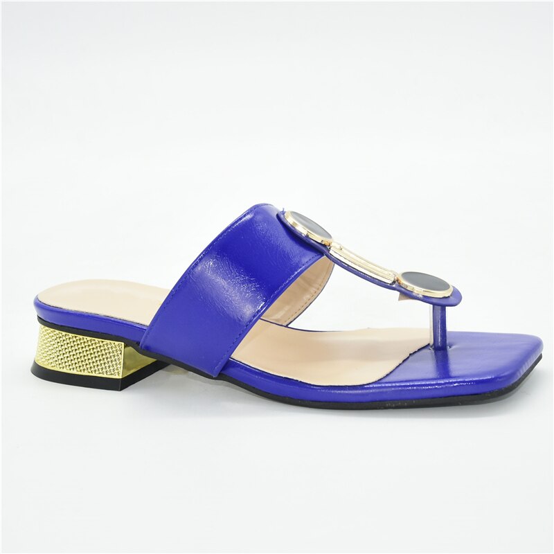 Lage Hak Enkele Schoenen De Van Party Italiaanse Schoenen En Italiaanse Dames Hoge Afrikaanse party Schoenen: R.Blue / 9.5