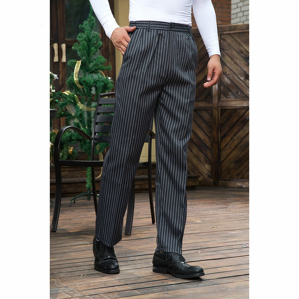 M-3XL recién llegado, , restaurante, cocina, servicio de comida, panadería, cafetería, pantalones de Ropa de Trabajo para hombres, camarero, cocinas, pantalones, pantalones
