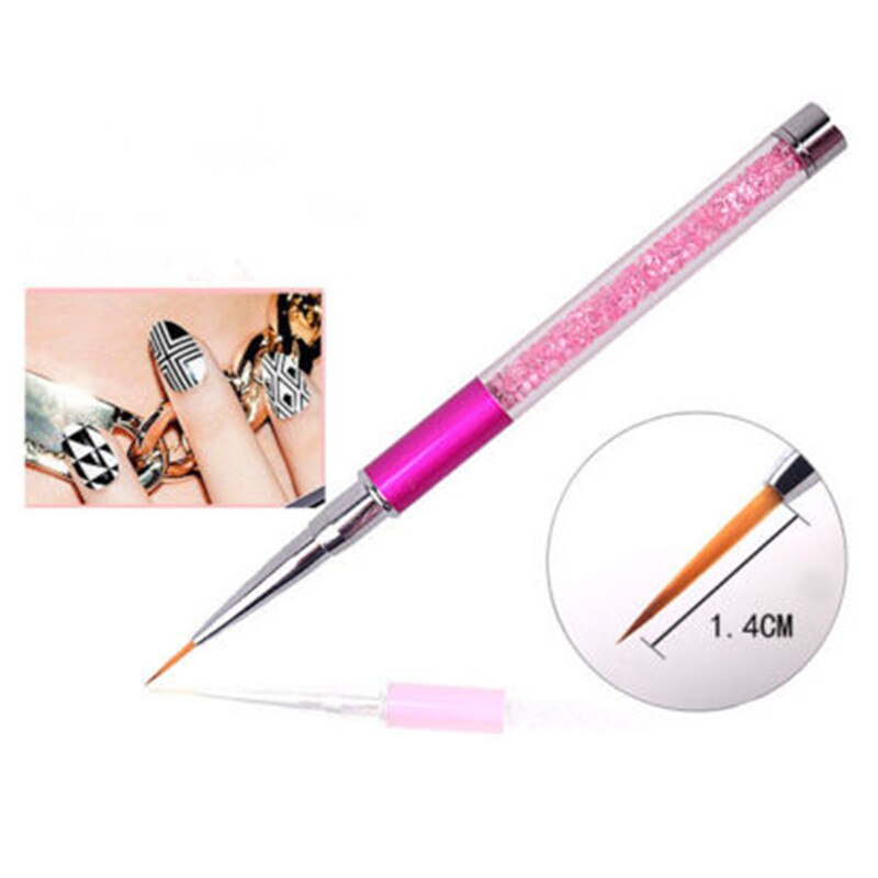 Multifunctionele kristallen nagelkunstpen, penseel, nagellak, tekenen, acryl uv-gelpen, nagelkunstpenseel