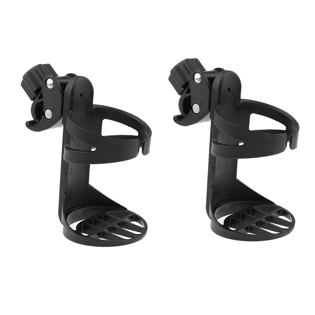 2 stk clip-on kopholder til /kørestol/rollator ældre uden spild