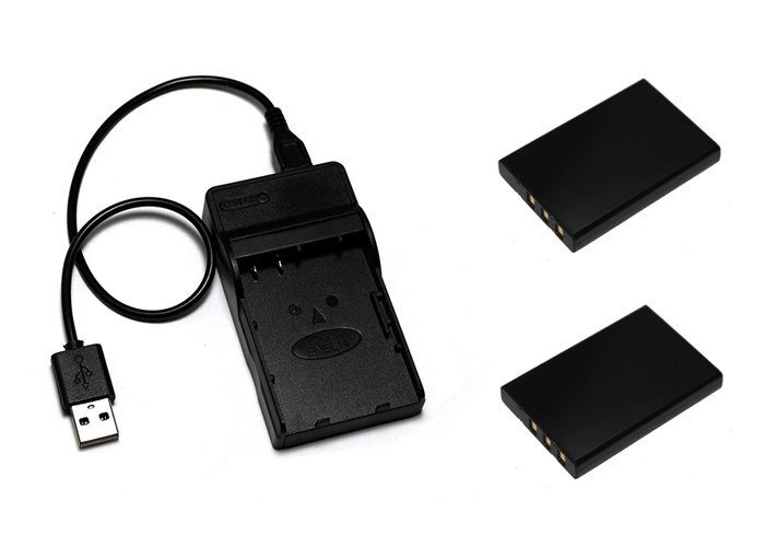 NP-30 NP-30DBA NP30 CNP-30 CNP 30 CNP30 KLIC-5000 FNP60 Battery+USB Charger for Casio QV-R3, QVR3, R3, QV-R4, QVR4, R4.: Green