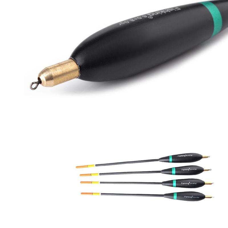 Flotador de pesca con cola dura, 8g-10g de pesca de flotador, herramienta para carpa de 24cm-26cm, equipo de pesca Vertical, 4 unids/lote
