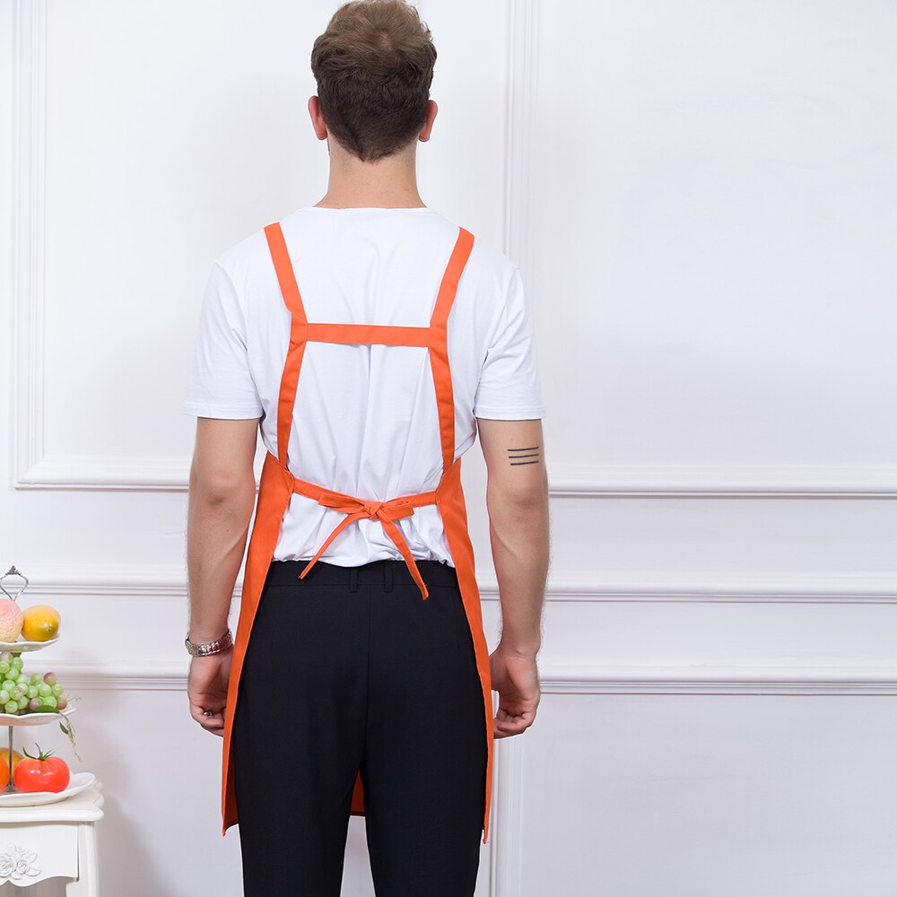Unisex Food Service Kitchen Work Restaurant Home Cooking Cleaning Wear Aprons Chef Waiter Hotel Coffee Shop Uniforms