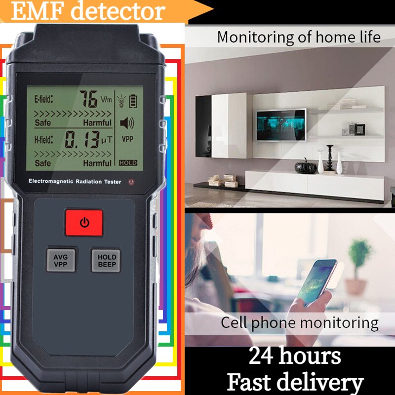 Electromagnetic Radiation Detector EMF Meter High Accuracy Radiation Dosimeter Monitor EMF Tester tools