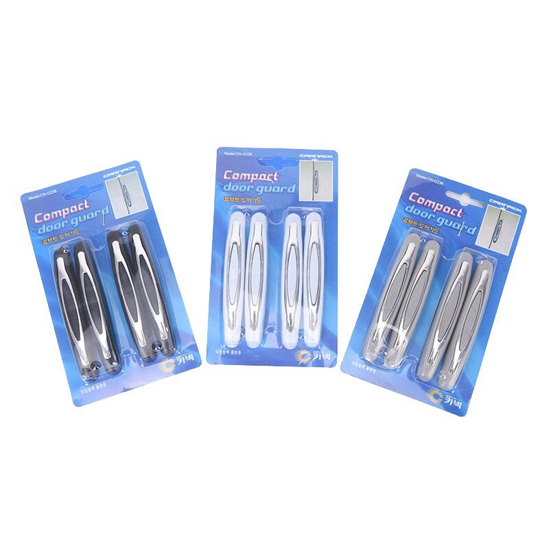 4 stk/pakning bil antikollisjonslist bildørbeskytter dørkantbeskytter styling støping anti-ripe klistremerke