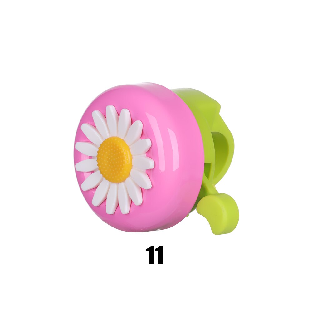 Mode 1Pc Kids Funny Fiets Bell Hoorns Fiets Daisy Bloem Kinderen Meisjes Fietsen Ring Alarm Voor Stuur Multi-kleur: 11