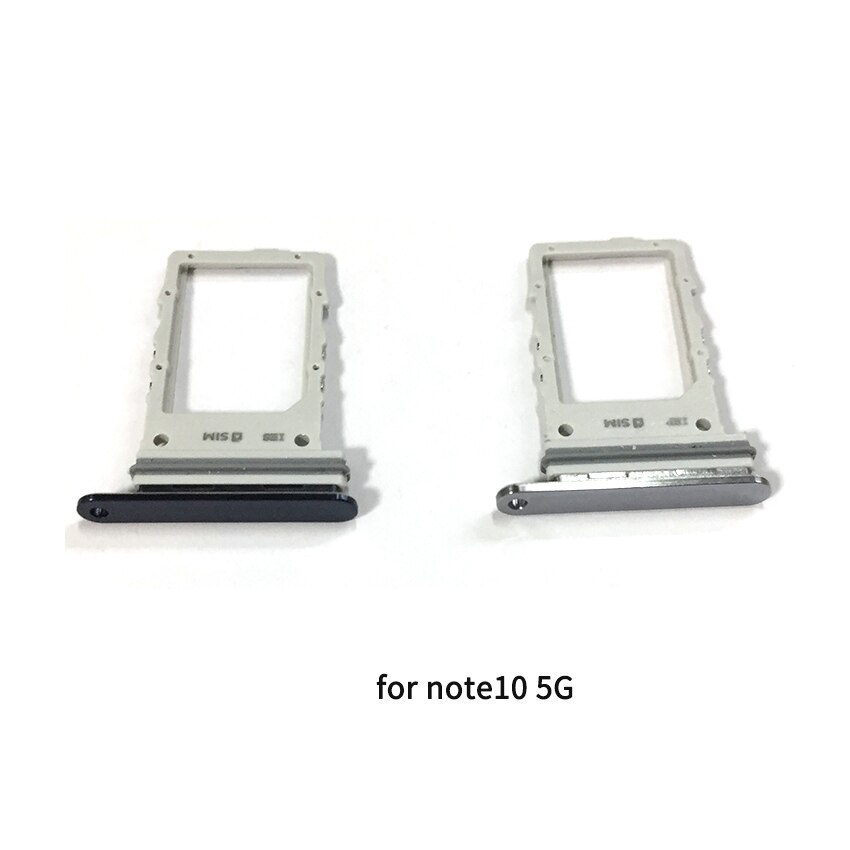 Support de plateau Sim pour Samsung Galaxy Note10 / Note10 5G plateau de carte SIM support de fente adaptateur prise pièces de réparation