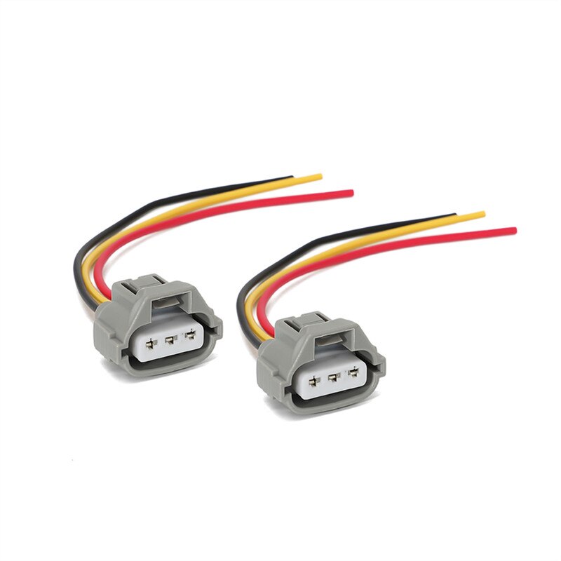 Conector de faro delantero, lámpara de luz de curva LED, señal de giro, enchufe de 3 pines para Toyota Camry Tundral Corolla: 2 pack