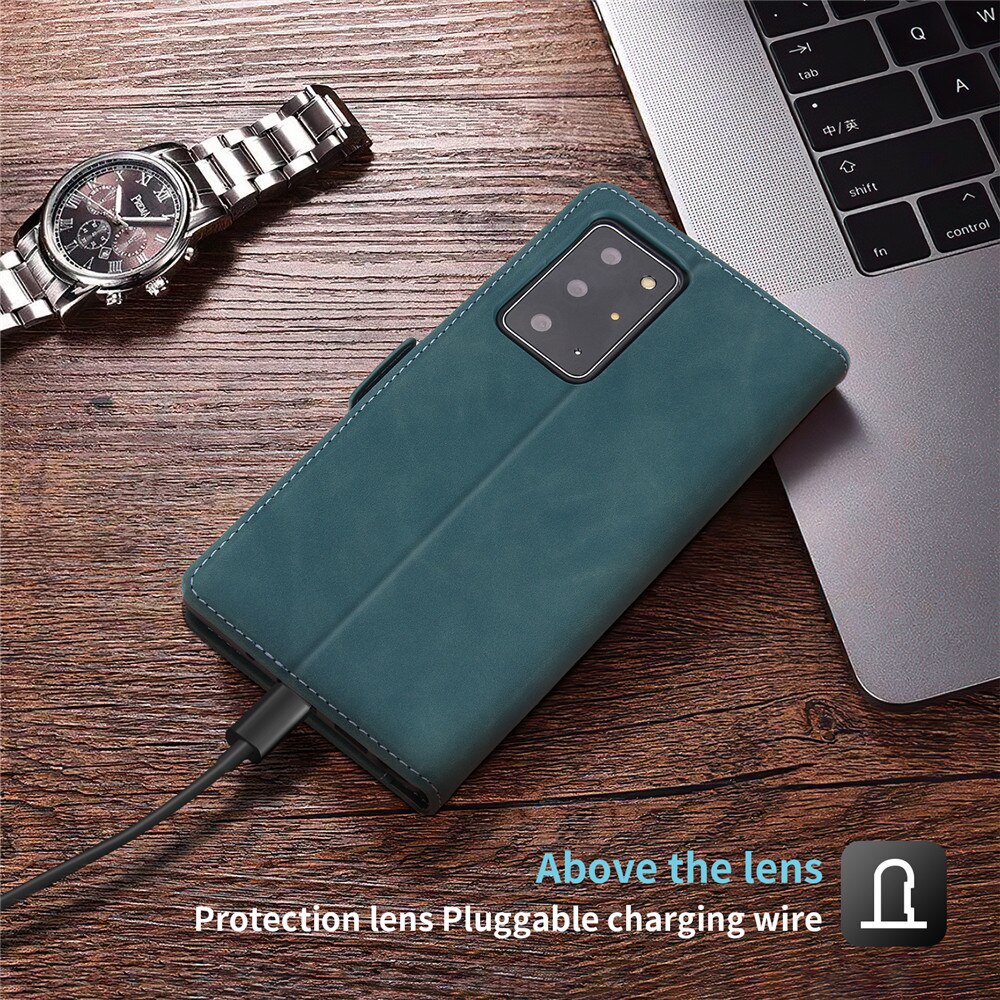 Luksusowe skórzane etui do Samsung Galaxy Note 20 Ultra 10 9 Plus + Note20ultra magnetyczne klapki portfel karty torby na telefony pokrywa Coque