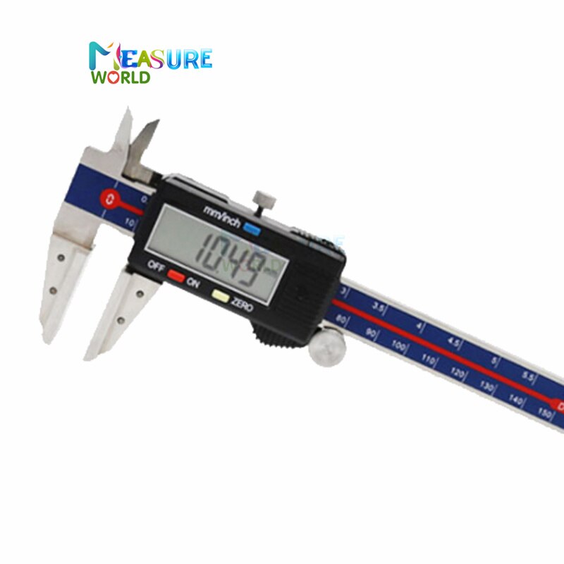 0-150mm 6inch Wire rope calipers wide large jaw BROAD FACE cable vernier caliper/digital caliper