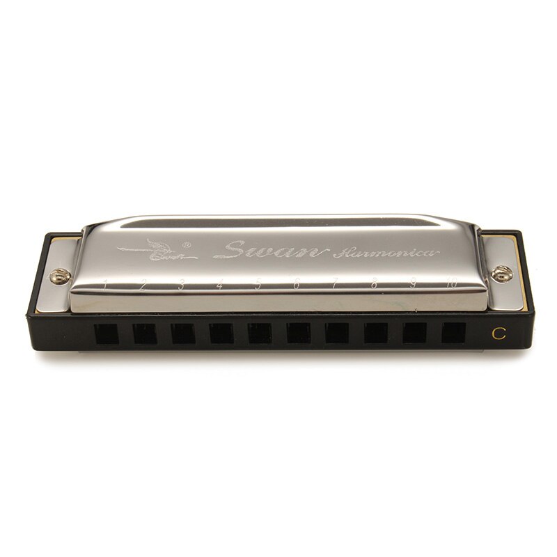 Swan Harmonicas 10 Holes 20 Tone C Key Blues Harmo... – Grandado