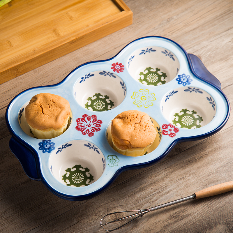 Godis färg underglasyr keramiska bakverk bakform mini cheesecake quiche springform panna tårta form bakverktyg