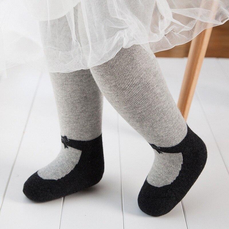 Children Winter Warm Baby Tights Toddler Cute Bow Pantyhose Autumn Infant Stockings Kids Girl Princess Ballet Tights