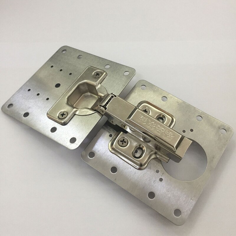 N0HB Kast Scharnier Reparatie Plaat Kit Rvs Scharnier Gereedschap Meubels Deur Scharnier Accessoires Voor Houten Meubelen Planken