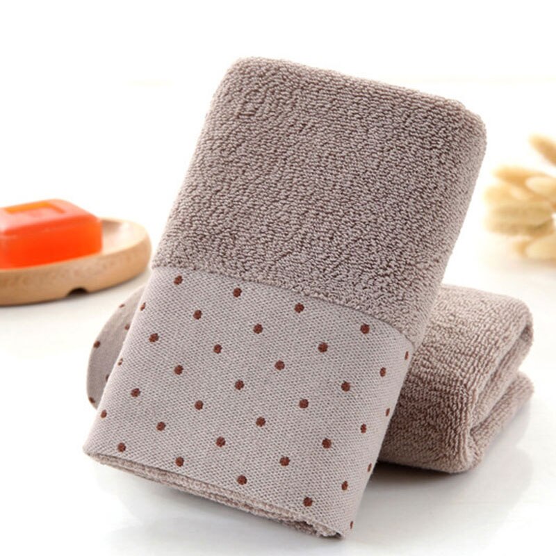 Luxe Zachte Witte Dot Handdoeken Badkamer Sterk Water Absorberende Volwassen Strandlaken Bad Douche Handdoek Dikke Handdoeken 35X75cm