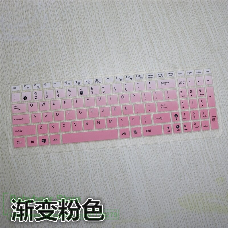 Silikon Schutzhülle Laptop 15.6 ''Tastatur Haut Für ASUS VivoBook X543U X543MA X543UA X543UB X543M Für ASUS ASUSPRO P2530 P2530U: fadepink