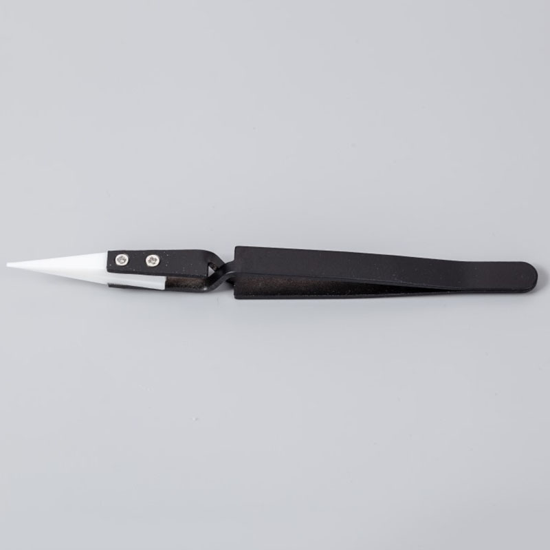 thumbnail image 2 of NEW 1PC Ceramic Straight Tip Electronic Soldering Tweezers, Anti-Static Reverse Acid Resistant Precision Chuck Ceramic Tweezers 2 of 12