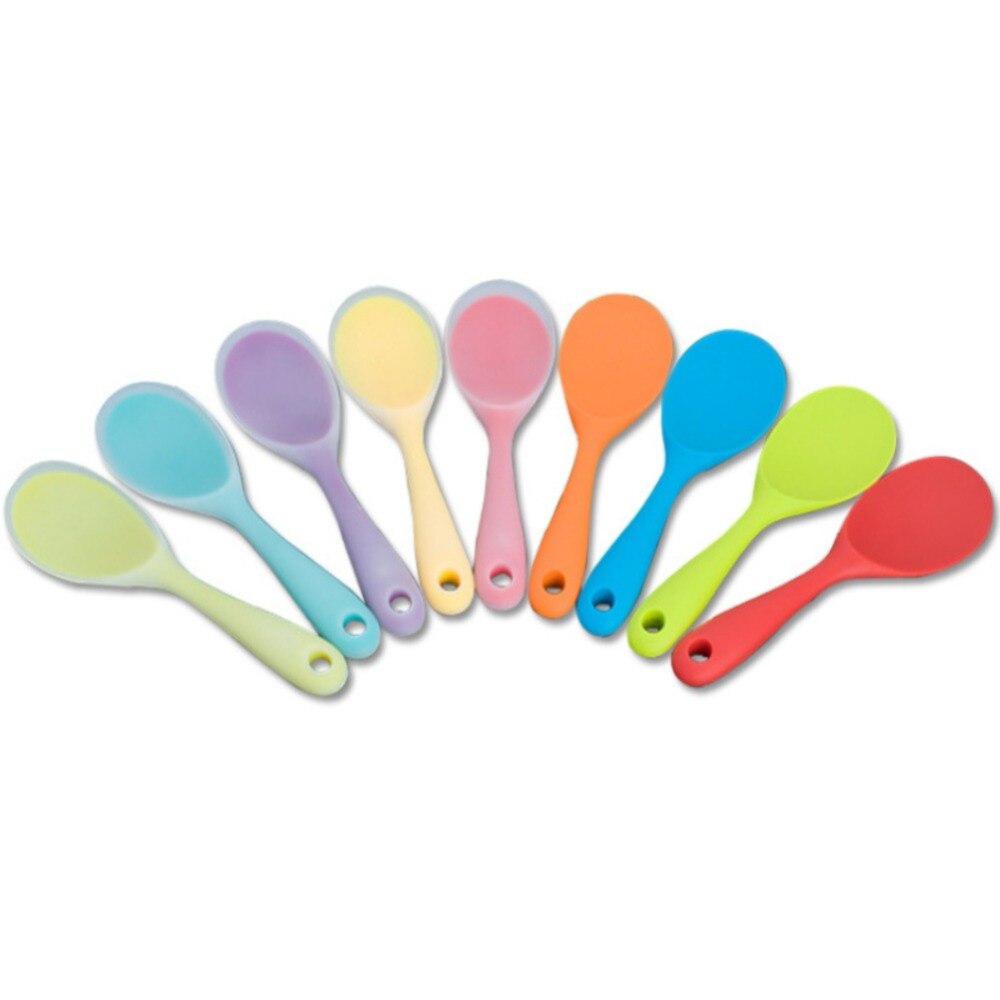 Cuillère à Riz En Silicone – Pelle Anti-adhésive Pour Cuiseur à Riz Et Cuisine