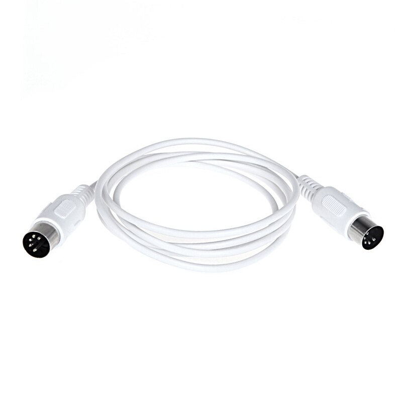 Editing Line Double Five-Pin Cable Electronic Keyboard Musical Instrument Accessories 1.5/3 M MIDI Cable Safe Eco-Friendly