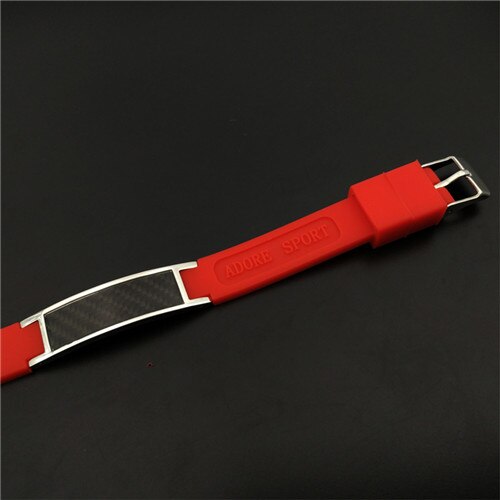 Energie einzigen produkt Negativ ionen fernen infrarot Germanium magnetische vier-in-eins silikon Armbinde: rot
