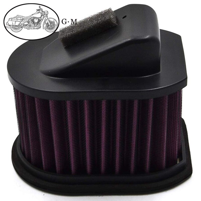 Filtro de ar lavável para motocicleta de kawasaki., modelos z1000, z750, z750r, 2010-z750s, 2016-2018, z800, 2010-2019.