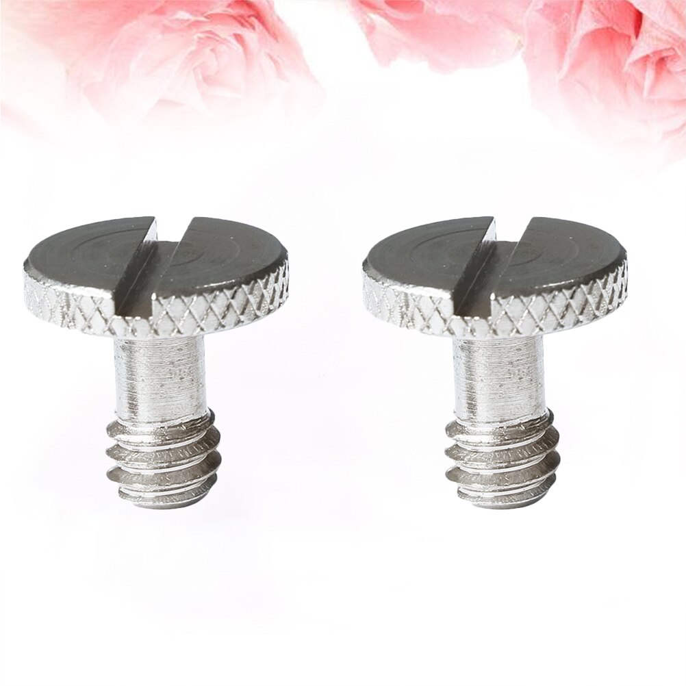 5PCS Câmera Adaptador de Cabeça Chata Parafuso de Fenda Parafuso para Suporte de Iluminação