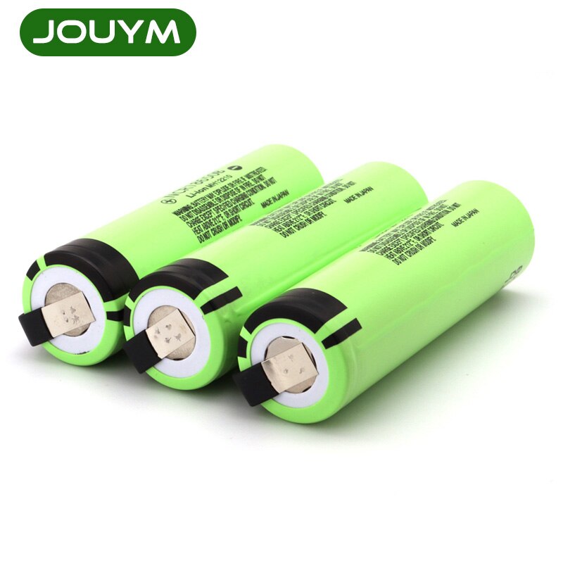 NCR18650B 3400Mah 3.7V 18650 Batterij Lithium Oplaadbare Batterijen ((Lassen Nikkel))