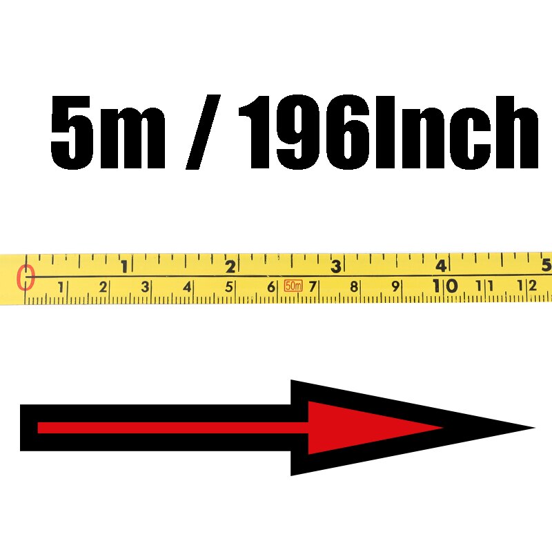 Miter Saw Self Adhesive Tape Measure 0.5&quot; Width Inch &amp; Metric Steel Ruler Miter Saw Scale For Table Saw Router Table Workbench: INCH-5M