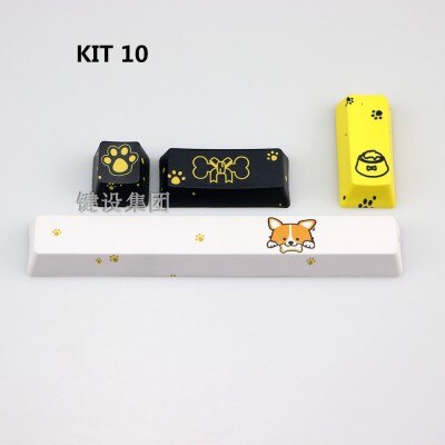 4 tasti/set 5 lati sublimazione della tintura meccanico tastiera keycap per MX interruttore 6.25U barra spaziatrice ESC Entrare keycaps OEM profilo: kit 10