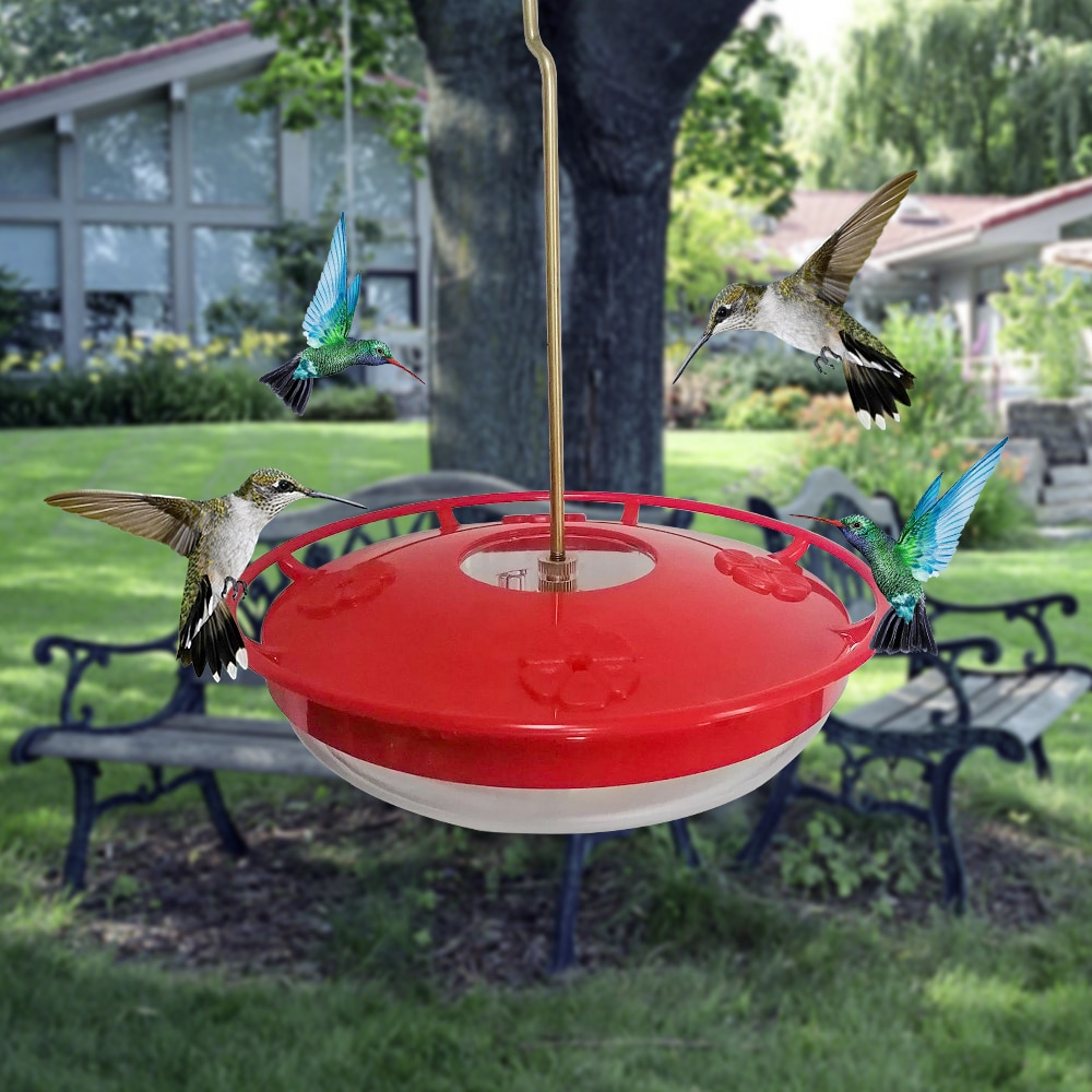 1PCS Hummingbird Feeder Window bird food Feeder Drinker Nectar Patio Yard Bird Feed Hook Pet Bird Supplies Ports For Outdoor