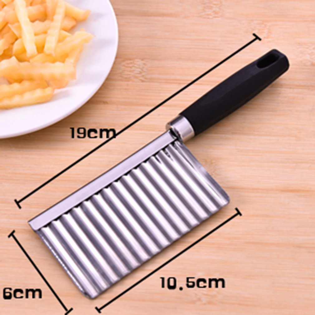 Creatieve Multifunctionele Cut Aardappel Zijde Wave Cutter Cutter Duurzaam Keuken Aardappel Snijmachine Frietjes Snijder
