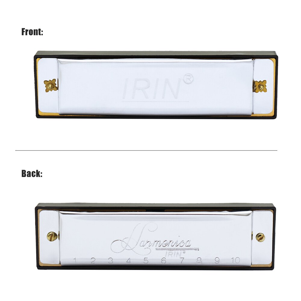 10 hull 20 tone diatonisk blues munnspill nøkkel av c munnspill c nøkkel munnspill med etui for nybegynnermusikal