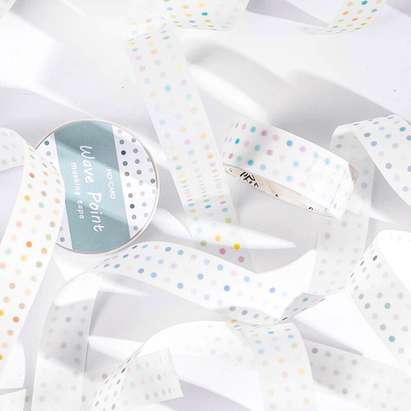 12Pcs/6Sets Shuiyu Golf Punt Serie Sticker Diy Sticker Decoratieve Tape Zwavelzuur Papier Tape