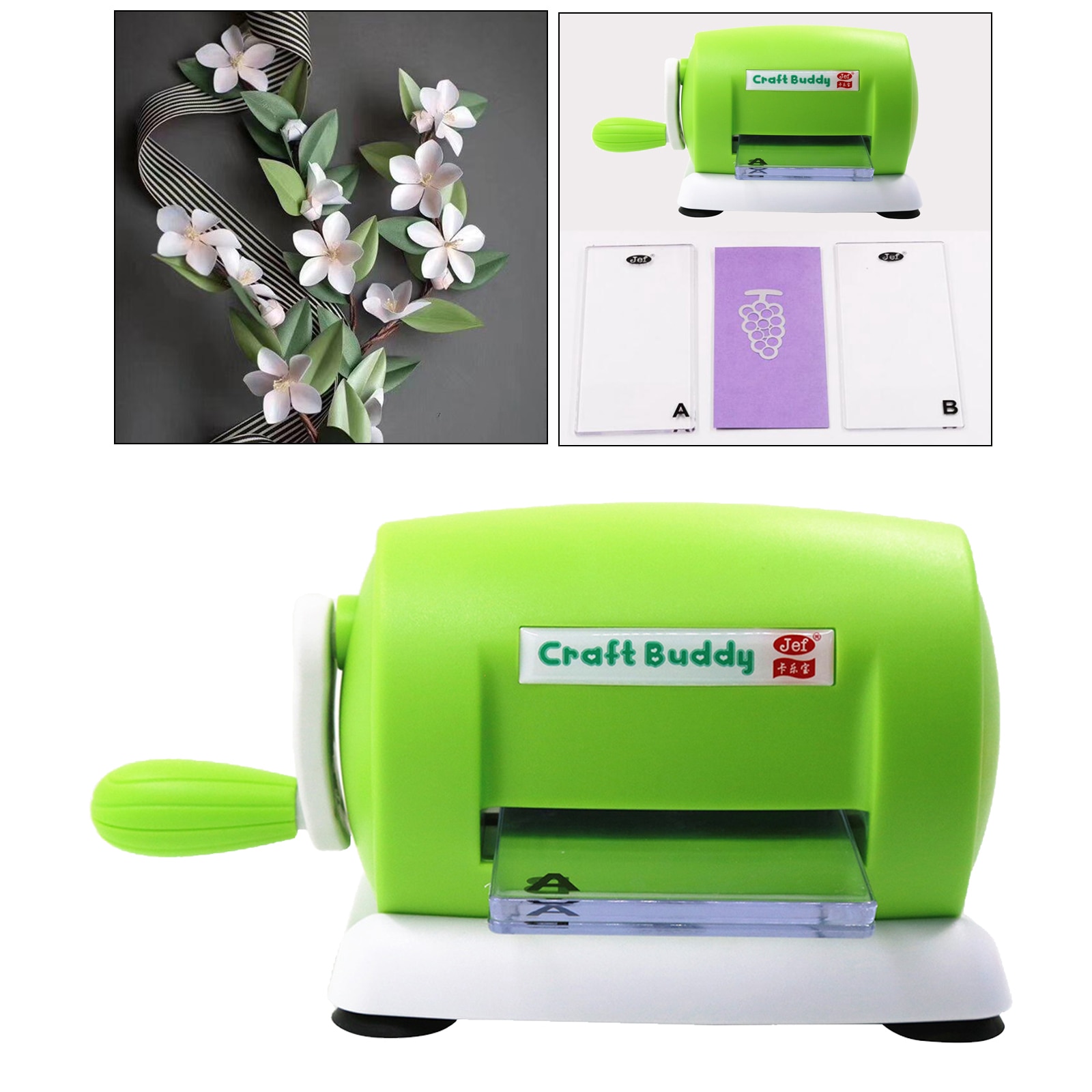 Portable Die Cutting and Embossing Machine Scrapbooking Tool for Paper Cutting