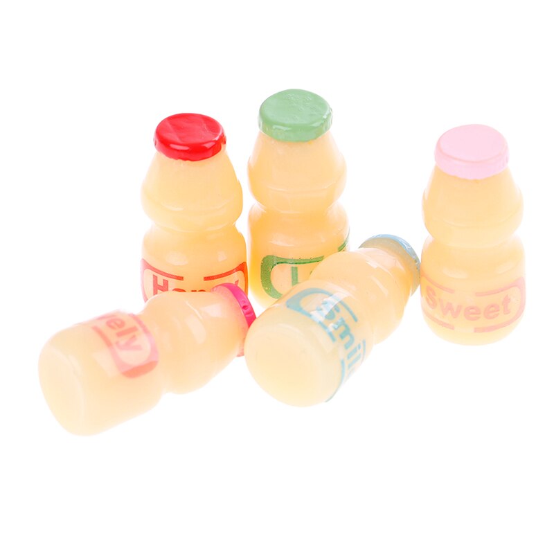 1/2/3/4/5/6/10PCS Mini Water Bottles Dollhouse Miniature Doll Food Dollhouse Kitchen Living Room Accessories Kids Toys: 11